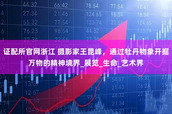 证配所官网浙江 摄影家王昆峰，通过牡丹物象开掘万物的精神境界_展览_生命_艺术界
